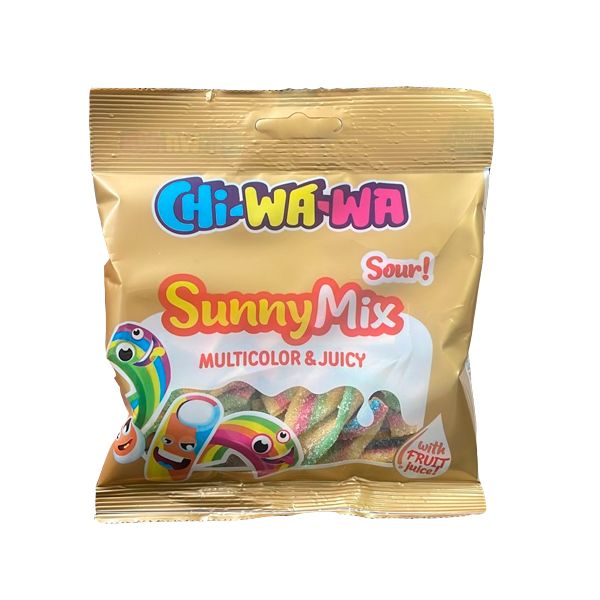 Мармелад жевательный Chi-wa-wa Gold Sunny кислый микс 90 г