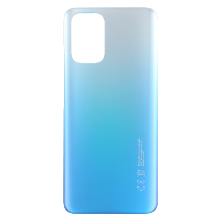 Крышка(задняя) для Xiaomi Redmi Note 10 M2101K7A / Note 10S Голубой (для Ocean Blue)