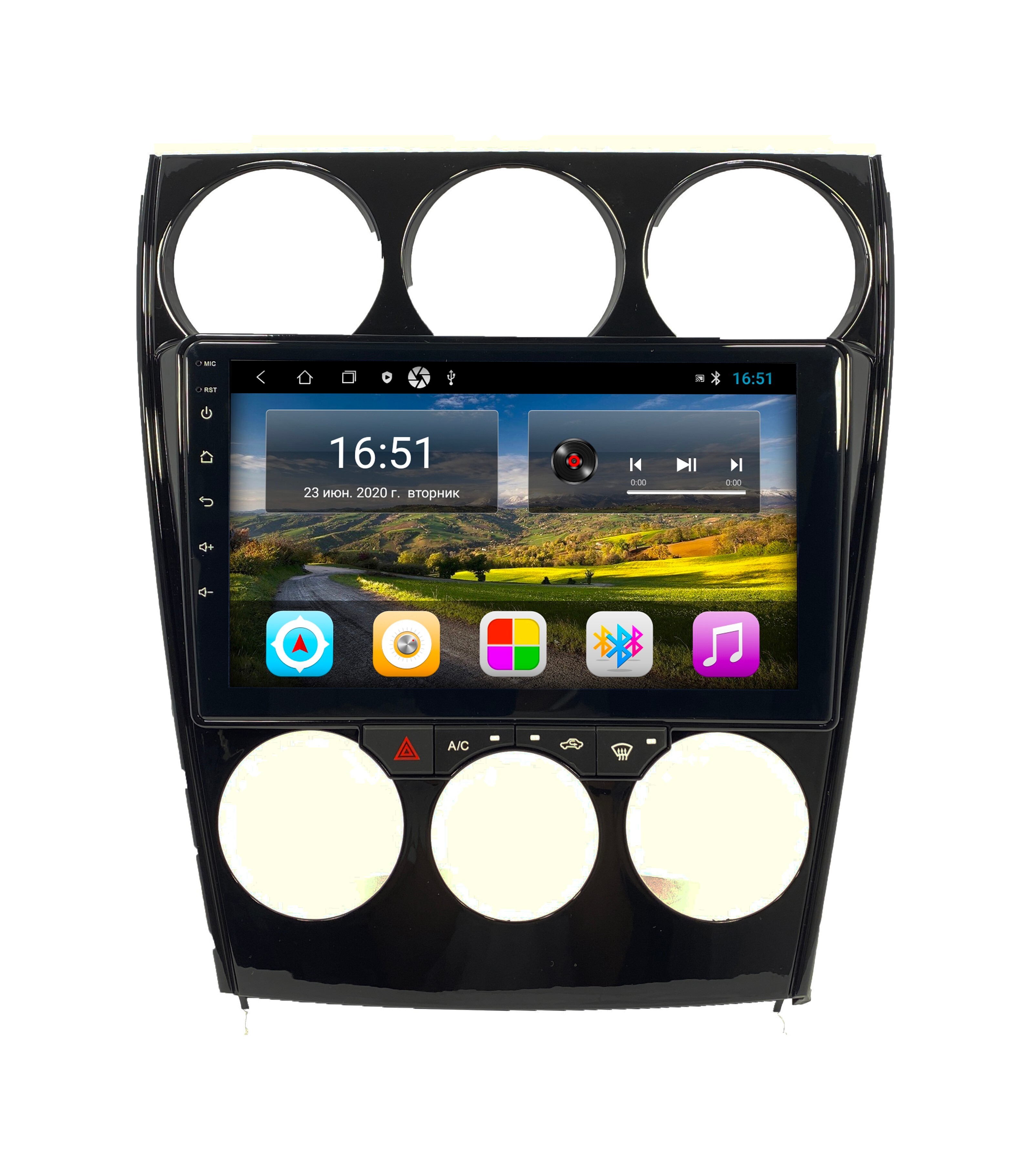 Штатная автомагнитола Zenith Mazda 6 2004-2009 Android 12 232GB Мультируль ШГУ 2173500₽