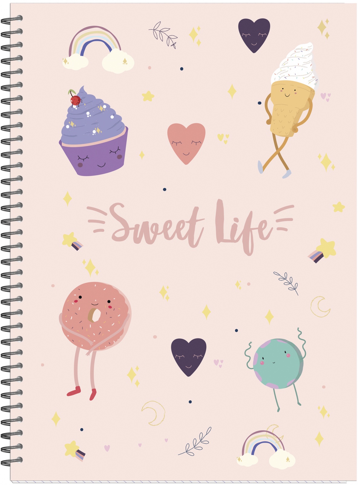 

Тетрадь общая в клетку Attache Selection Sweet Life Сладости 1223666, 96 л., 1 шт.