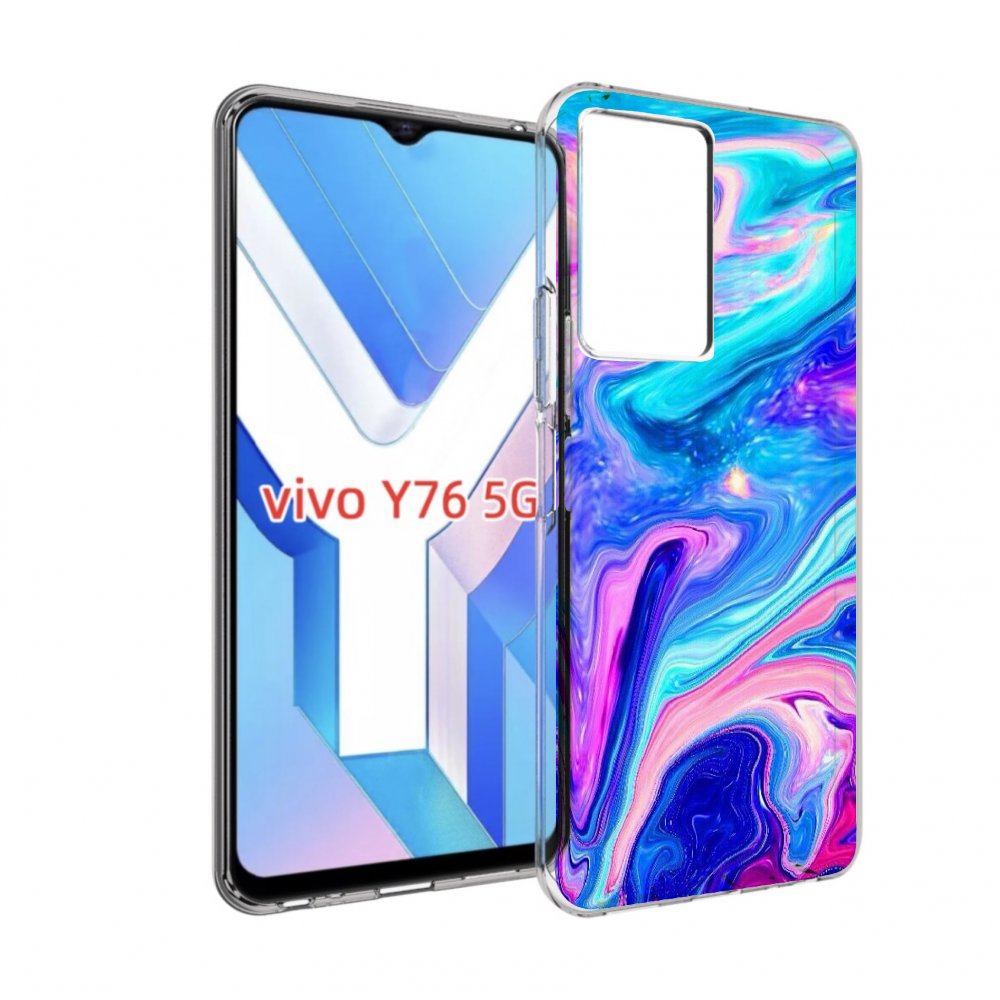

Чехол MyPads акварельные-краски для Vivo Y76 5G, Прозрачный, Tocco