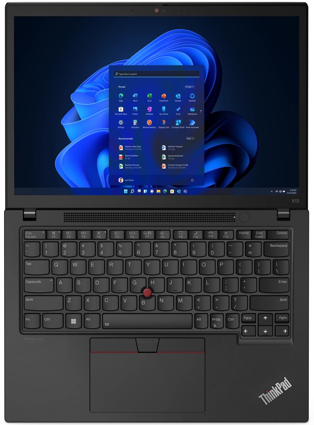 

Ультрабук LENOVO ThinkPad X13 Gen 3 черный (21BNS0RR00), ThinkPad X13 Gen 3