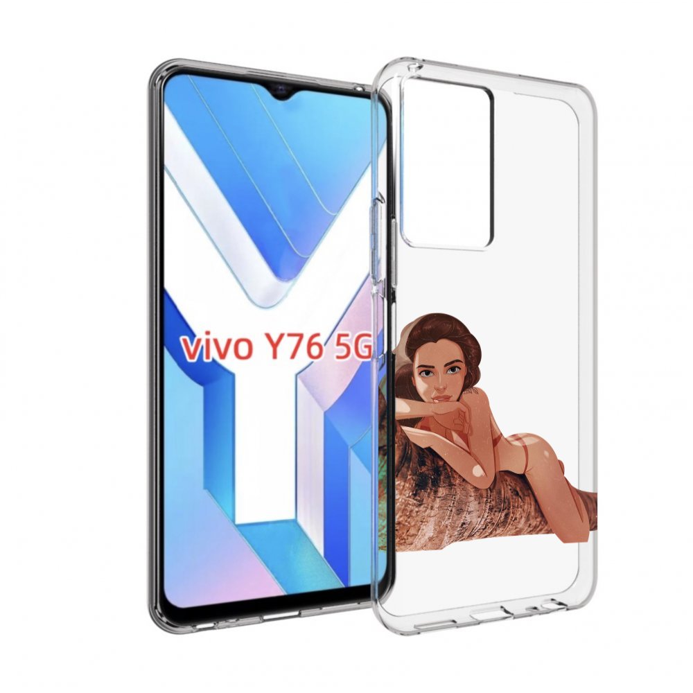 

Чехол MyPads амазонка-на-дереве для Vivo Y76 5G, Прозрачный, Tocco