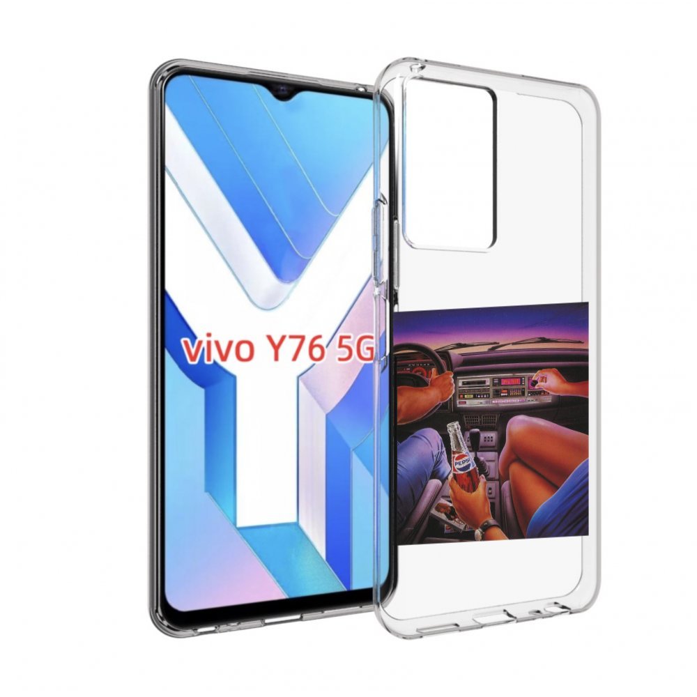 

Чехол MyPads американская машина салон для Vivo Y76 5G, Прозрачный, Tocco