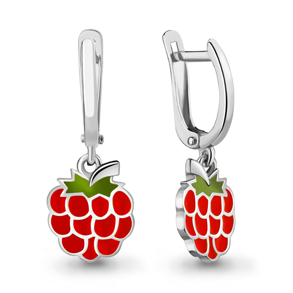

Серьги из серебра с эмалью Яхонт Ювелирный 241526, 241526