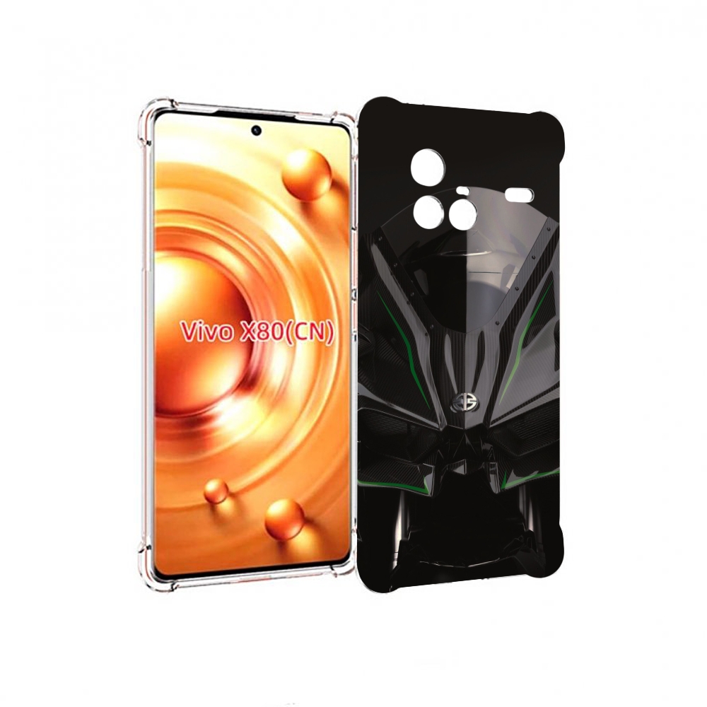 

Чехол Mypads Кавасаки Мото Для Vivo X80, Прозрачный, Tocco