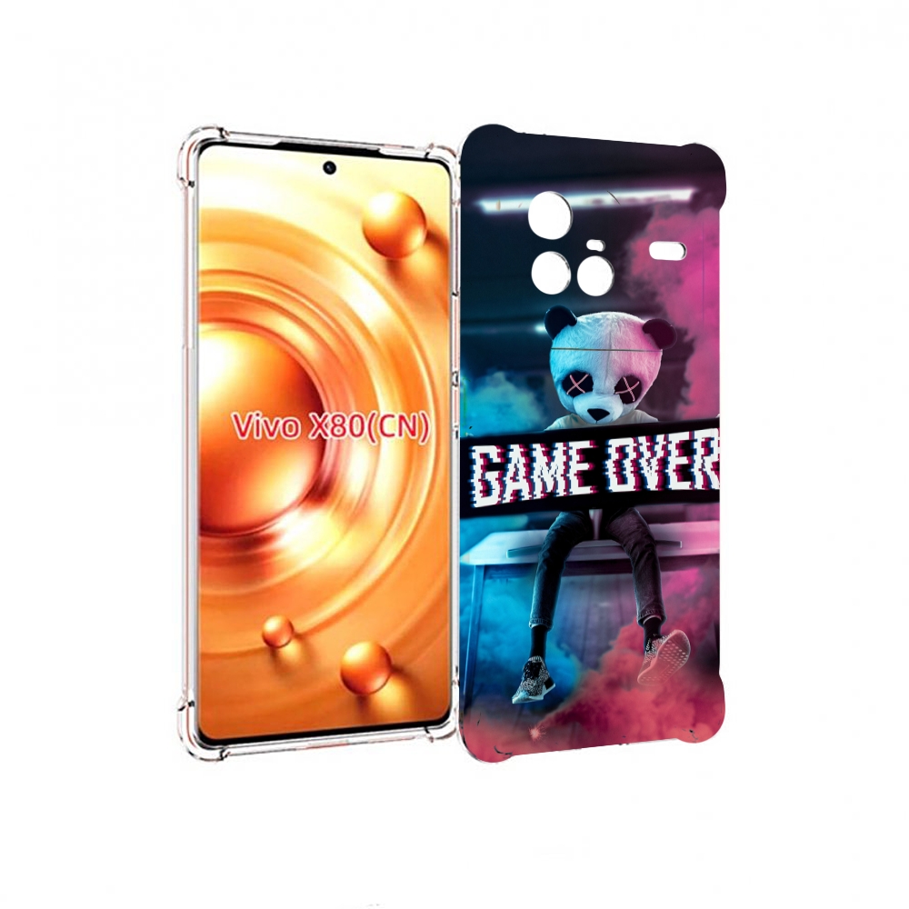 

Чехол Mypads Картина-Панда Для Vivo X80, Прозрачный, Tocco