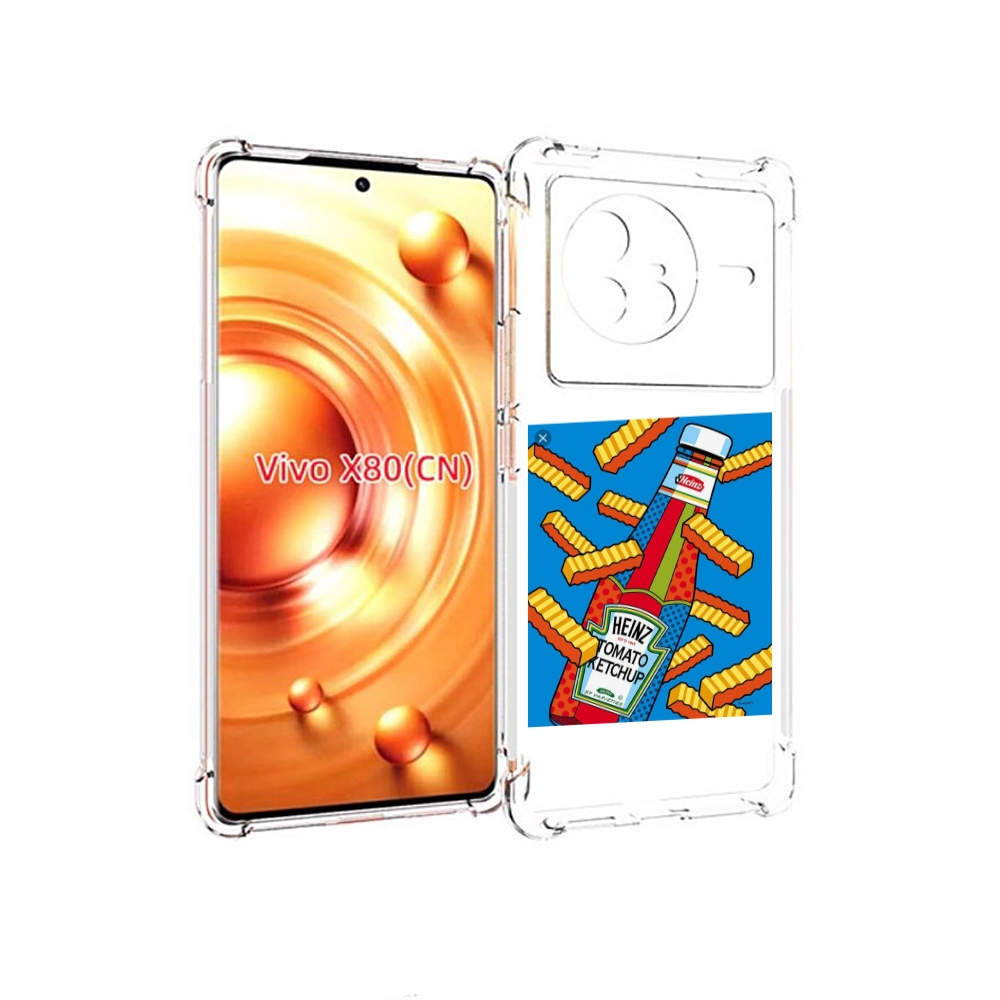 

Чехол Mypads Картошка С Соусом Для Vivo X80, Прозрачный, Tocco