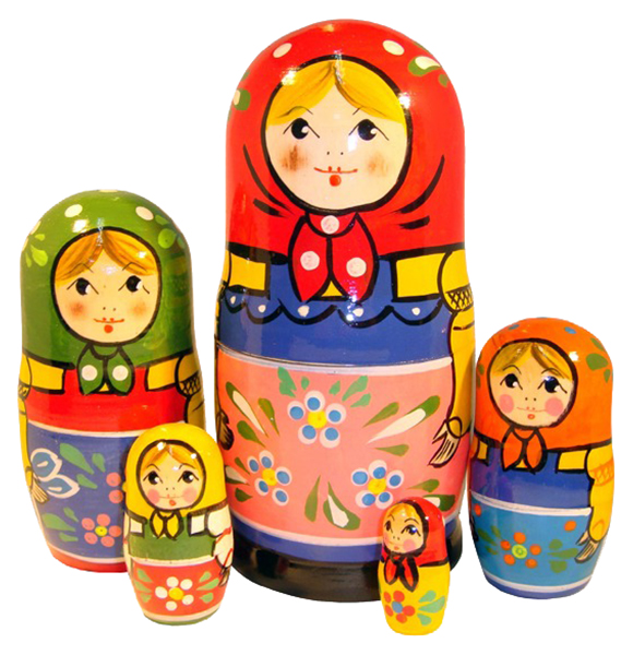 

Матрешка "Загорская 5 в 1"