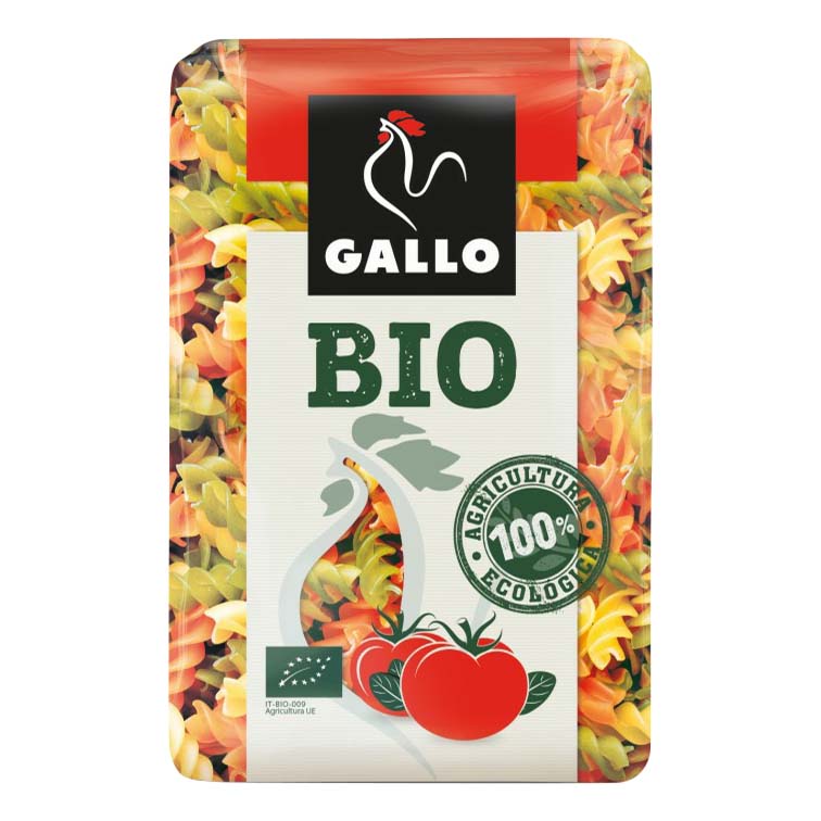 

Макаронные изделия Gallo Bio Спирали с томатом и шпинатом 500 г