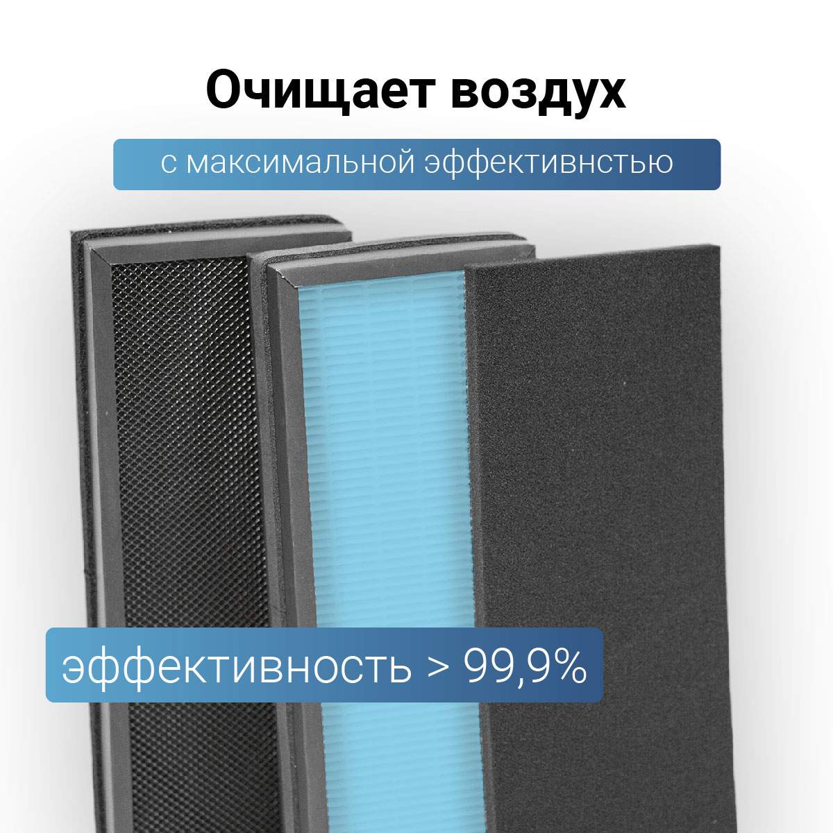 

Фильтр Cleanera G4, HEPA H13, AK XXL, Голубой;черный, G4, HEPA H13, AK XXL 3S, 4S