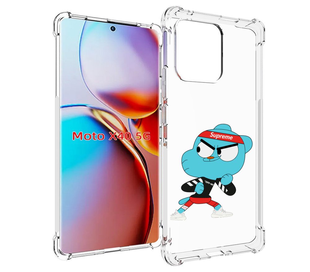 

Чехол MyPads Модный-Гамбол для Motorola Moto X40, Прозрачный, Tocco
