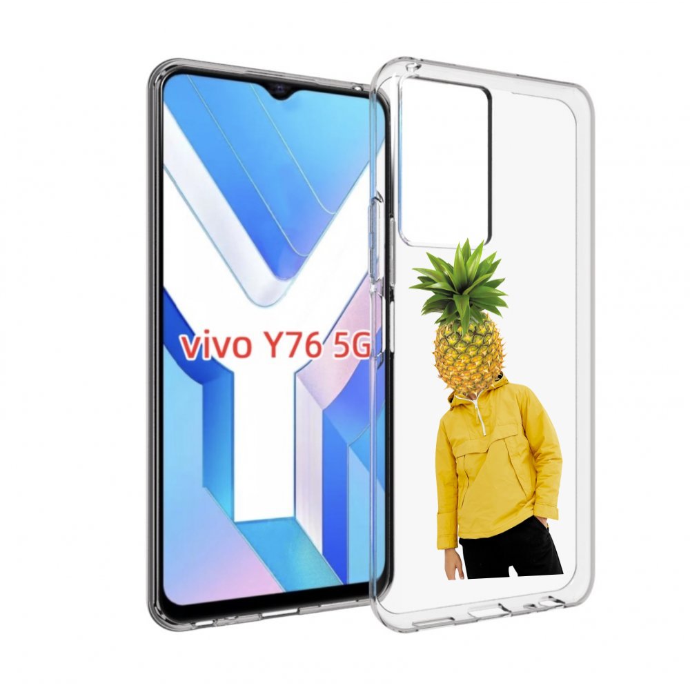 

Чехол MyPads ананасовая-голова для Vivo Y76 5G, Прозрачный, Tocco