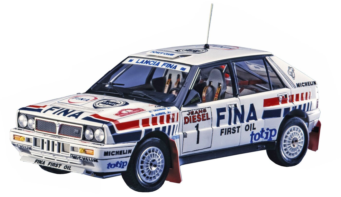 фото Сборная модель hasegawa 25208 автомобиль lancia delta hf integrale 16v 1989 sanremo rally