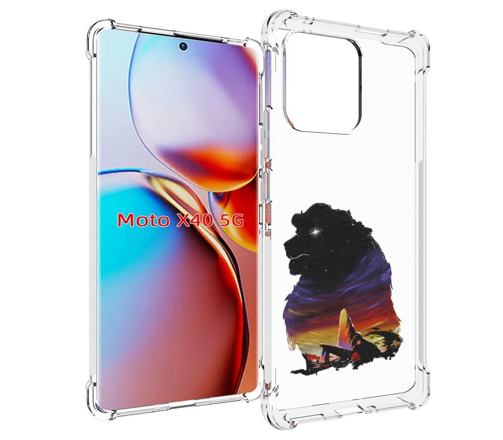 

Чехол MyPads Муфаса для Motorola Moto X40, Прозрачный, Tocco