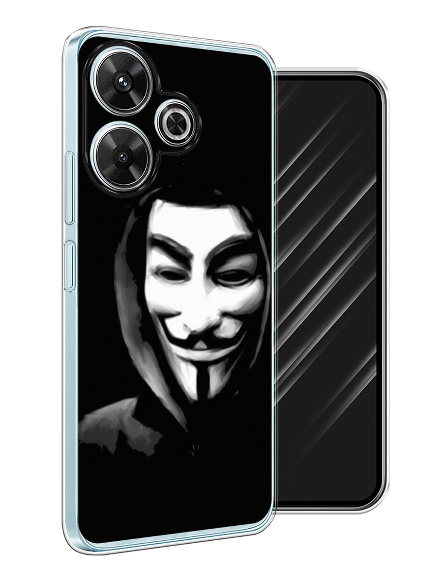 

Чехол Awog на Xiaomi Redmi Note 13R/Redmi 13, Poco M6 4G "Анонимус", Черный;серый;белый, 322550-1