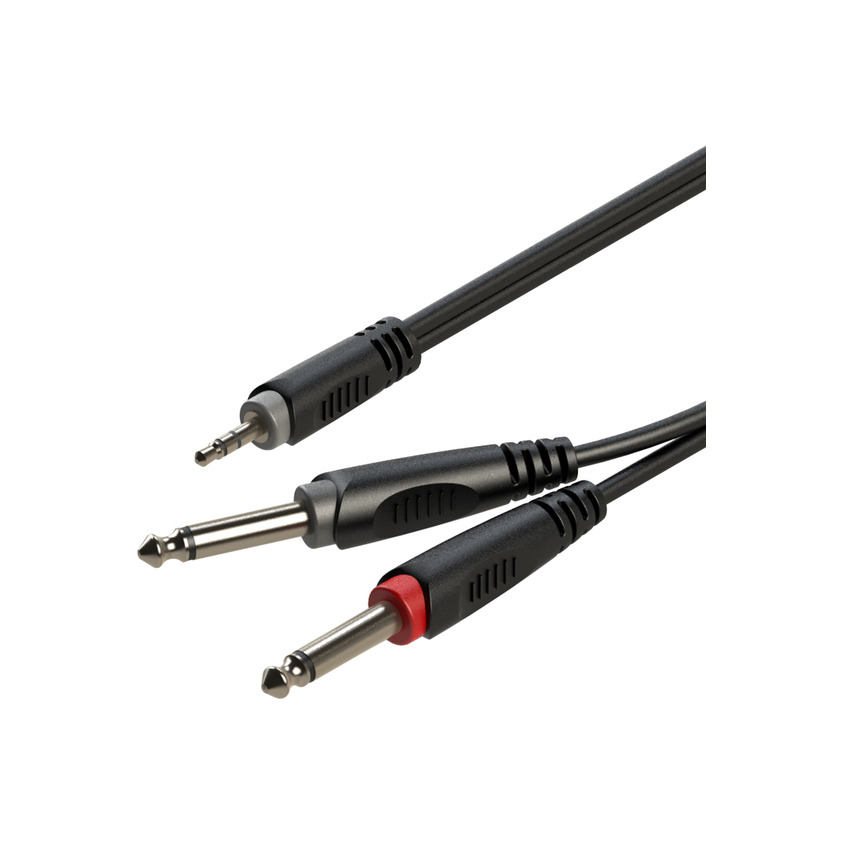 

Кабель аудио 1xMini Jack - 2xJack Roxtone RAYC130/6 6.0m, RAYC130/6 6.0m