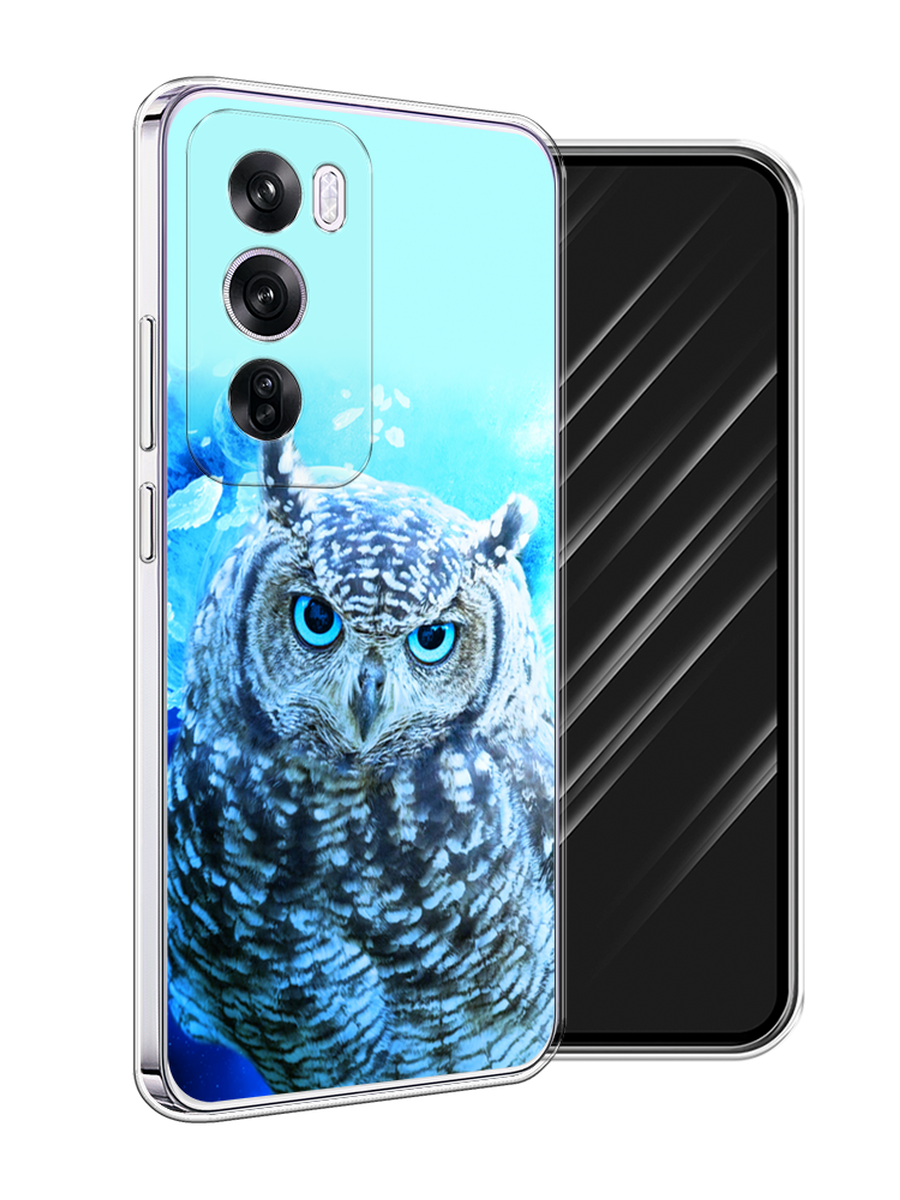 

Чехол Awog на Oppo Reno 12 Pro "Сова арт 7", Синий;голубой, 2517150-1