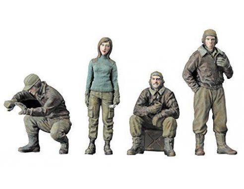 фото Диорамы hasegawa 64002 фигурки пилотов ma.k. figure set a