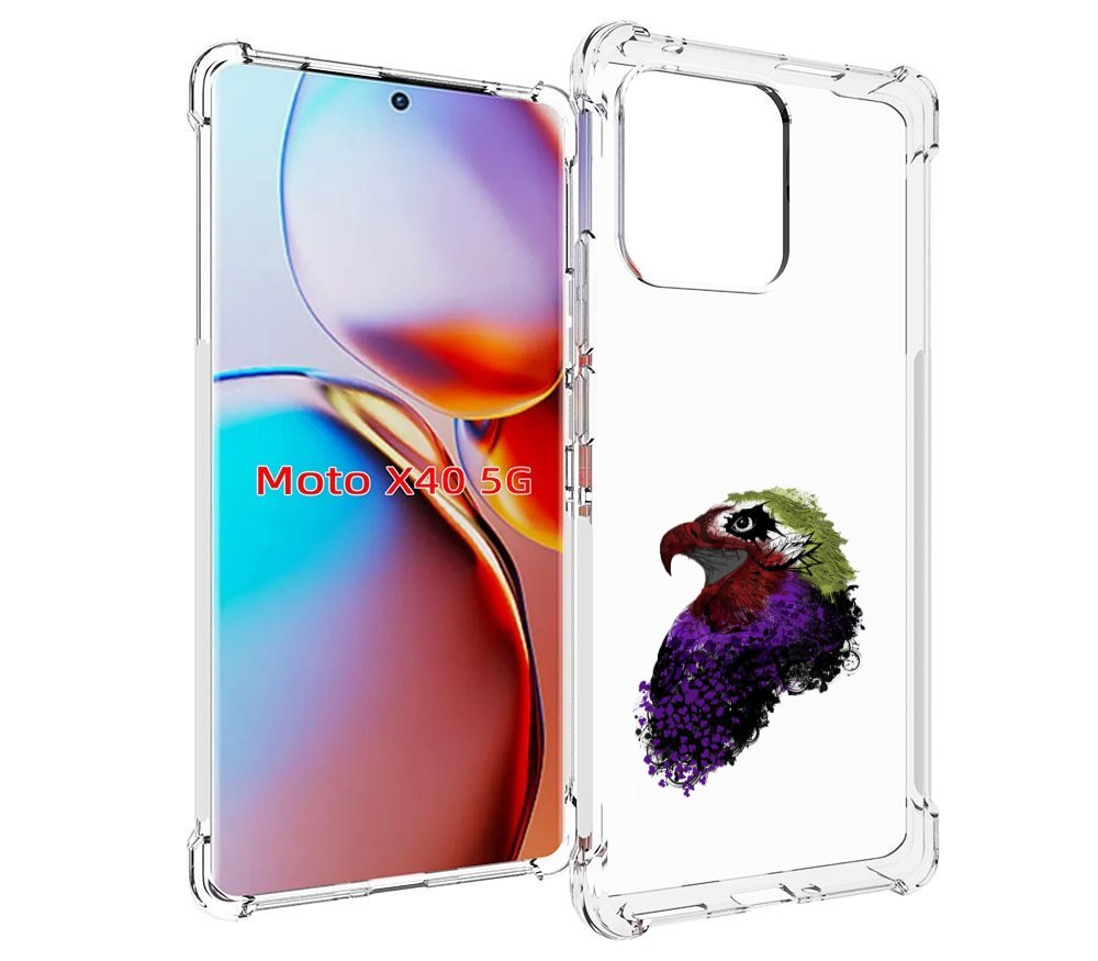 

Чехол MyPads Орел для Motorola Moto X40, Прозрачный, Tocco