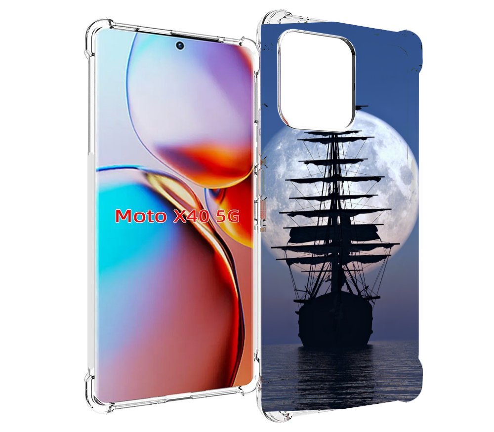 

Чехол MyPads Парус-в-море для Motorola Moto X40, Прозрачный, Tocco