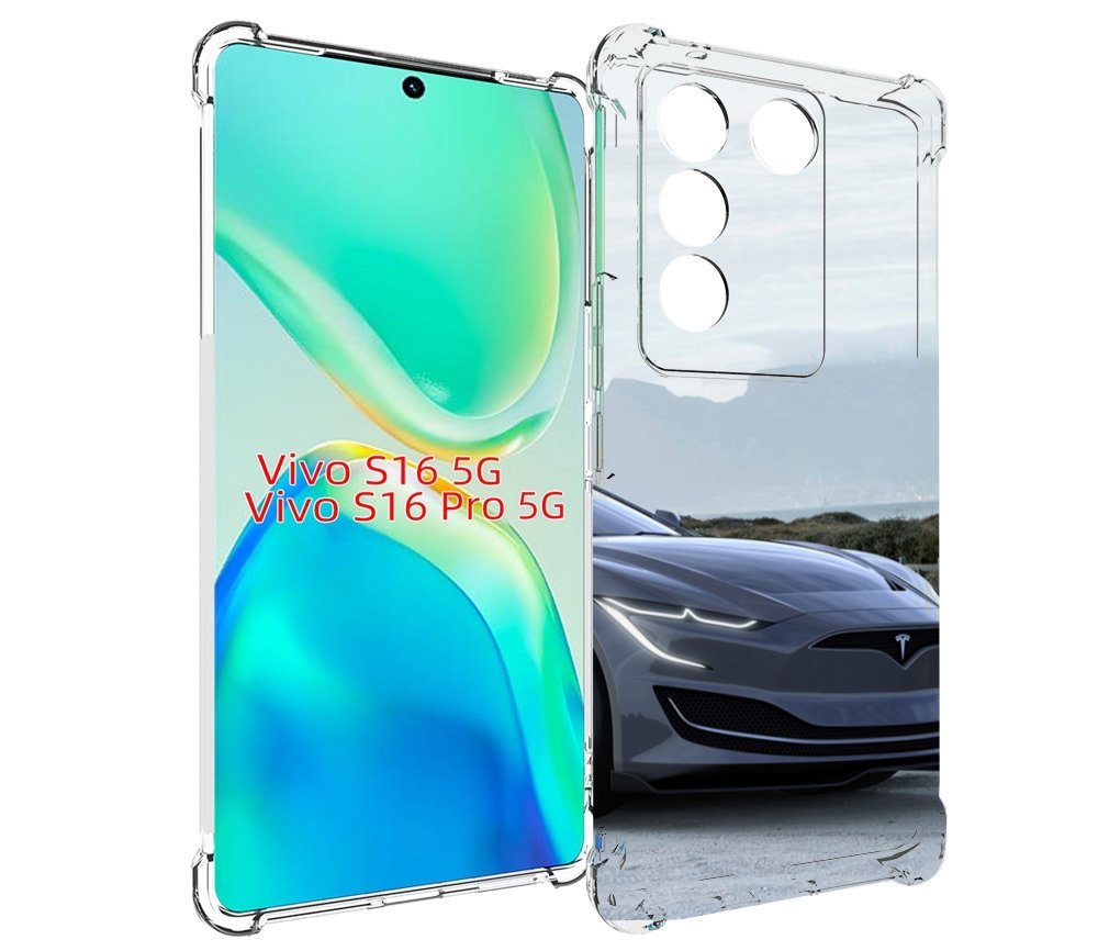 

Чехол MyPads тесла tesla 2 мужской для Vivo S16 5G/S16 Pro 5G/V27/V27 Pro, Tocco