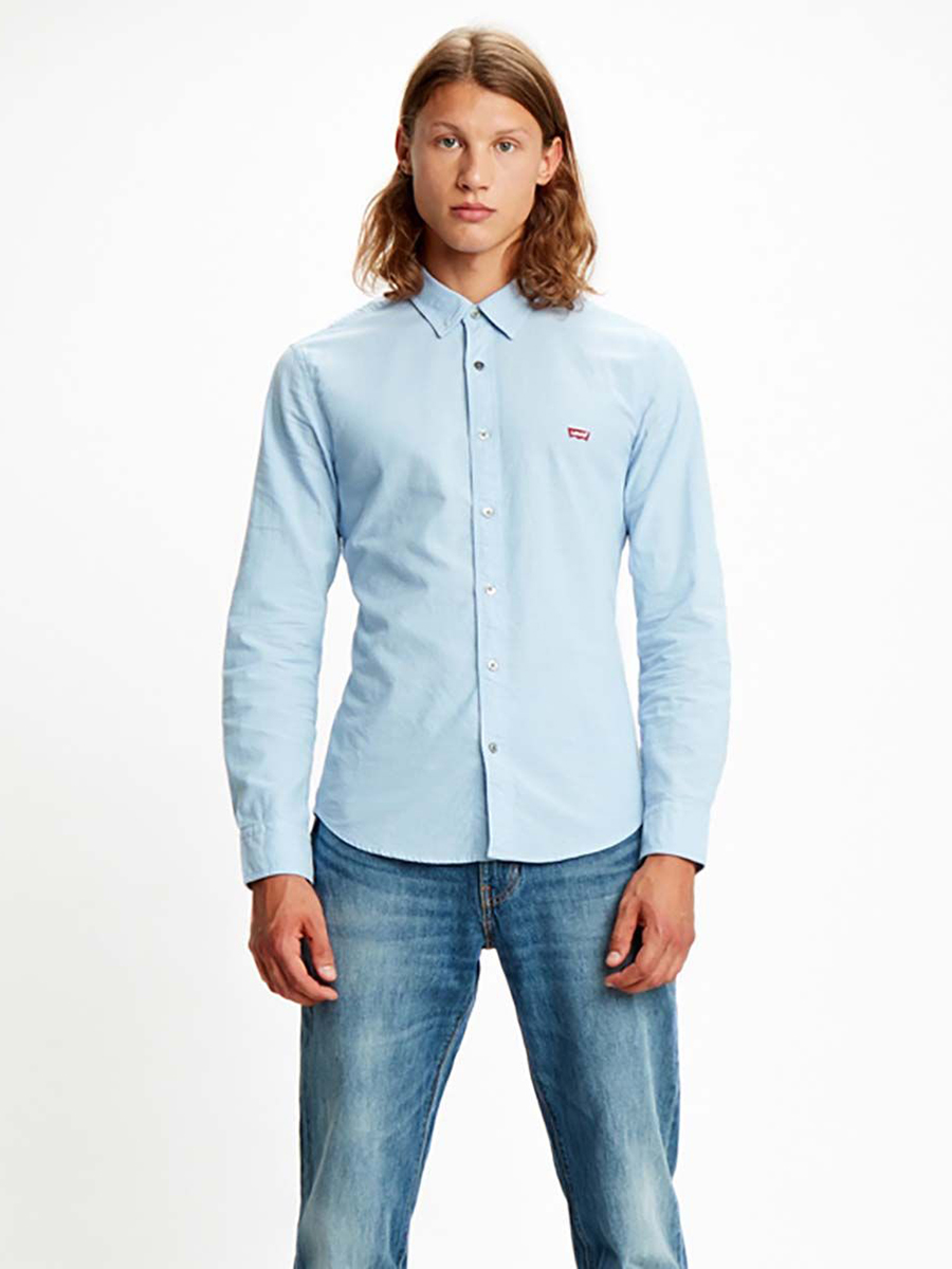 

Рубашка мужская Levi's 86625-0005 голубая XL, 86625-0005