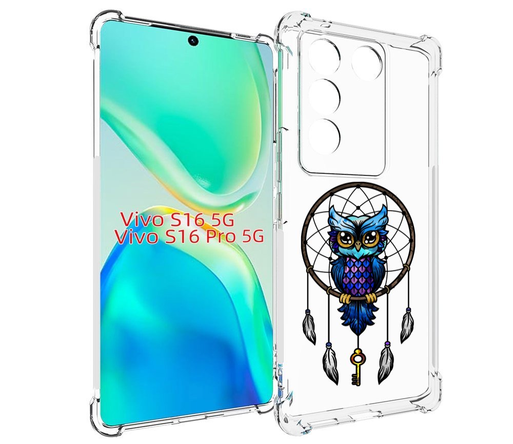 

Чехол MyPads умная-фиолетовая-сова для Vivo S16 5G/S16 Pro 5G/V27/V27 Pro, Tocco