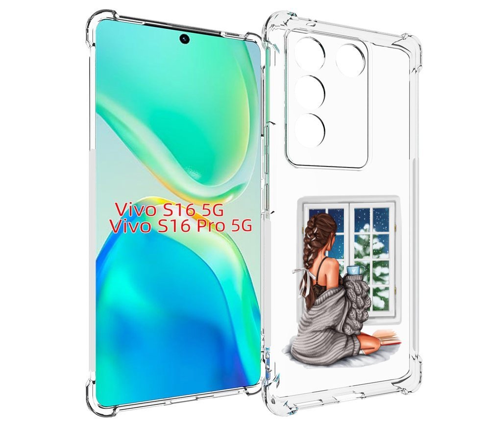 

Чехол MyPads уютное-зимнее-окно женский для Vivo S16 5G/S16 Pro 5G/V27/V27 Pro, Tocco