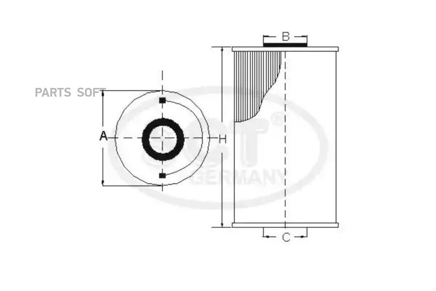 Sct sc 7046 p топливный фильтр sc7046p