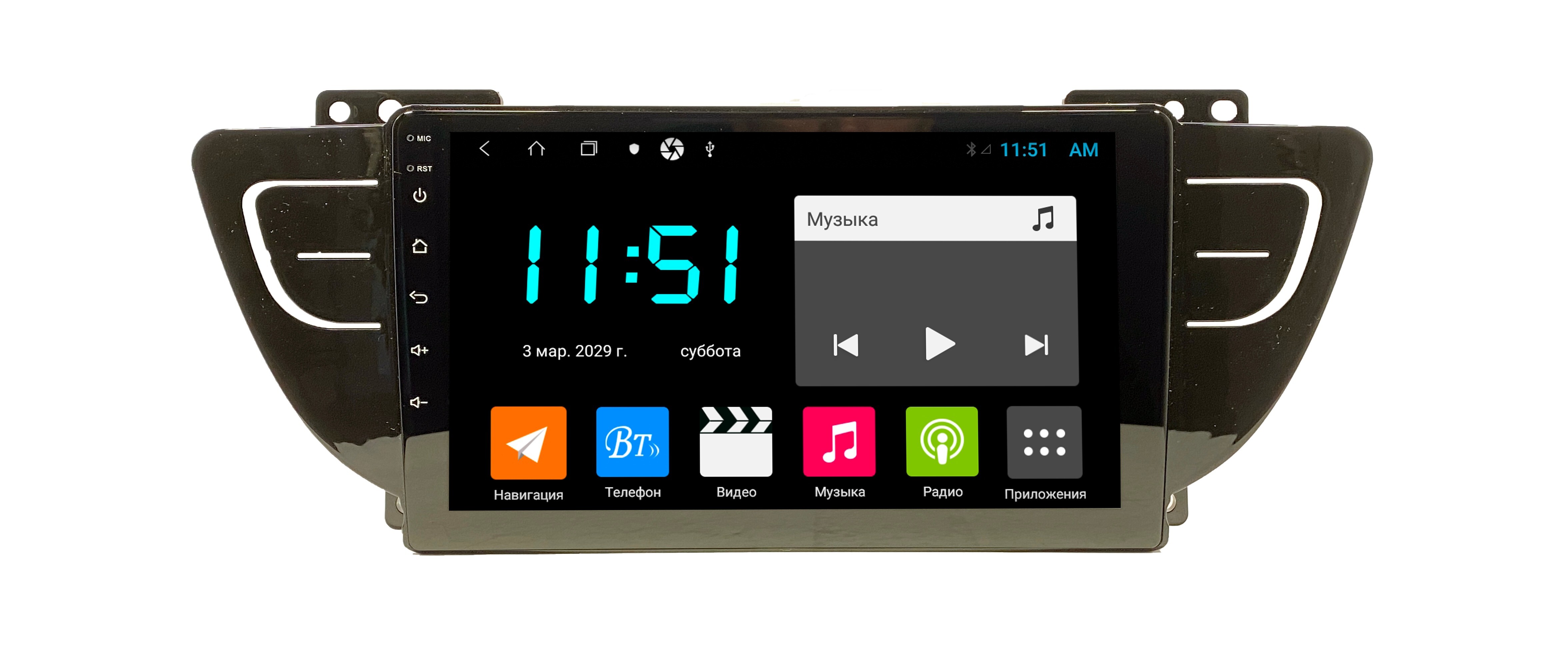 Штатная автомагнитола Zenith Geely Atlas 2018 464GB Android 12 Мультируль ШГУ 3219800₽