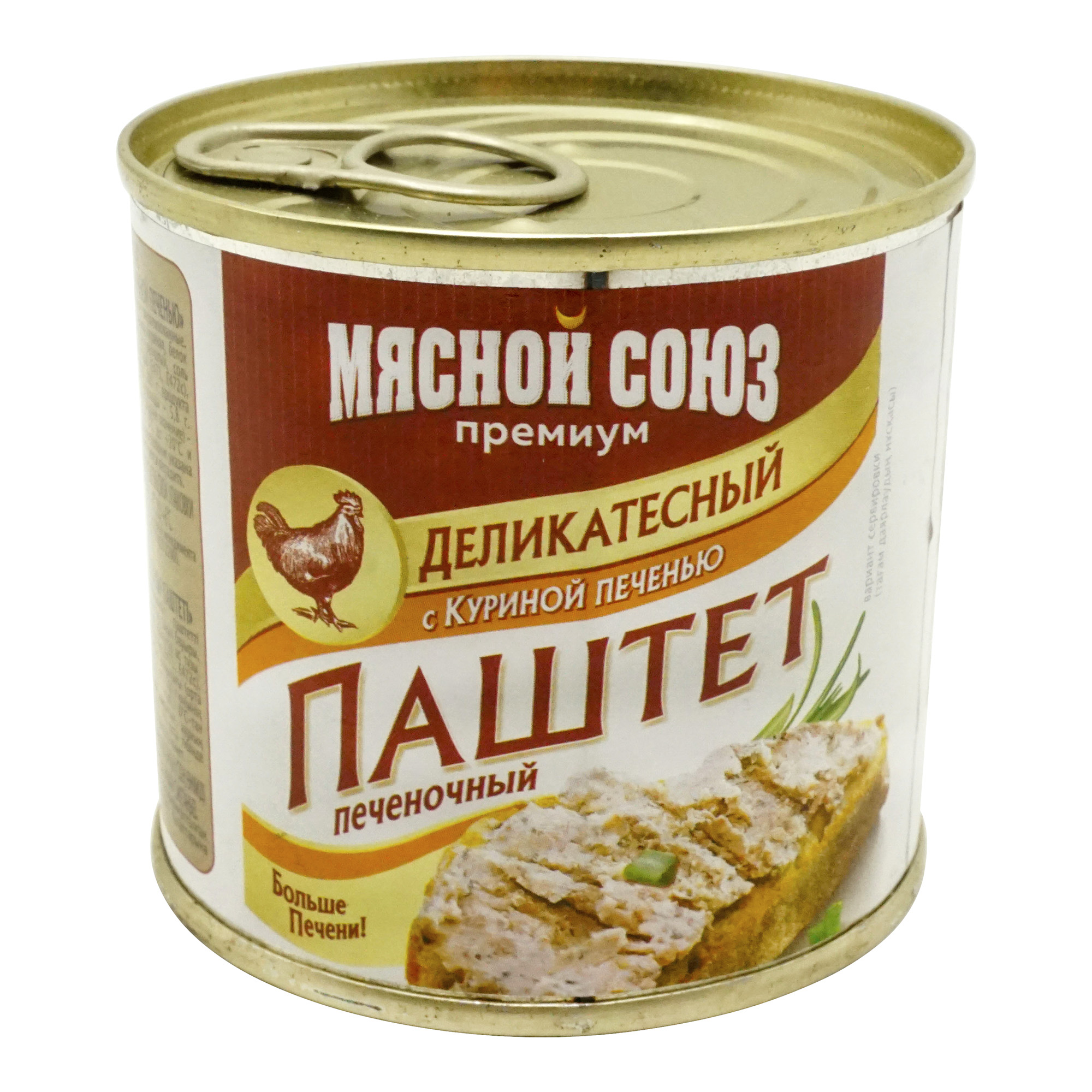 

Паштет из куриной печени Мясной Союз 95 г