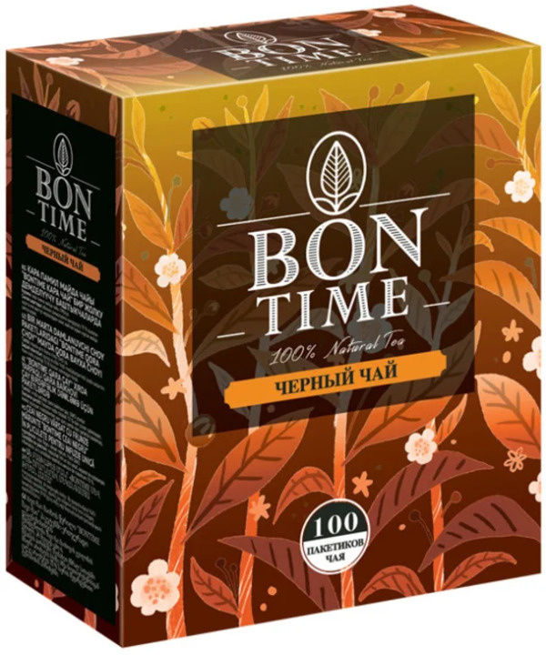Чай черный Bontime в пакетиках 2 г х 100 шт
