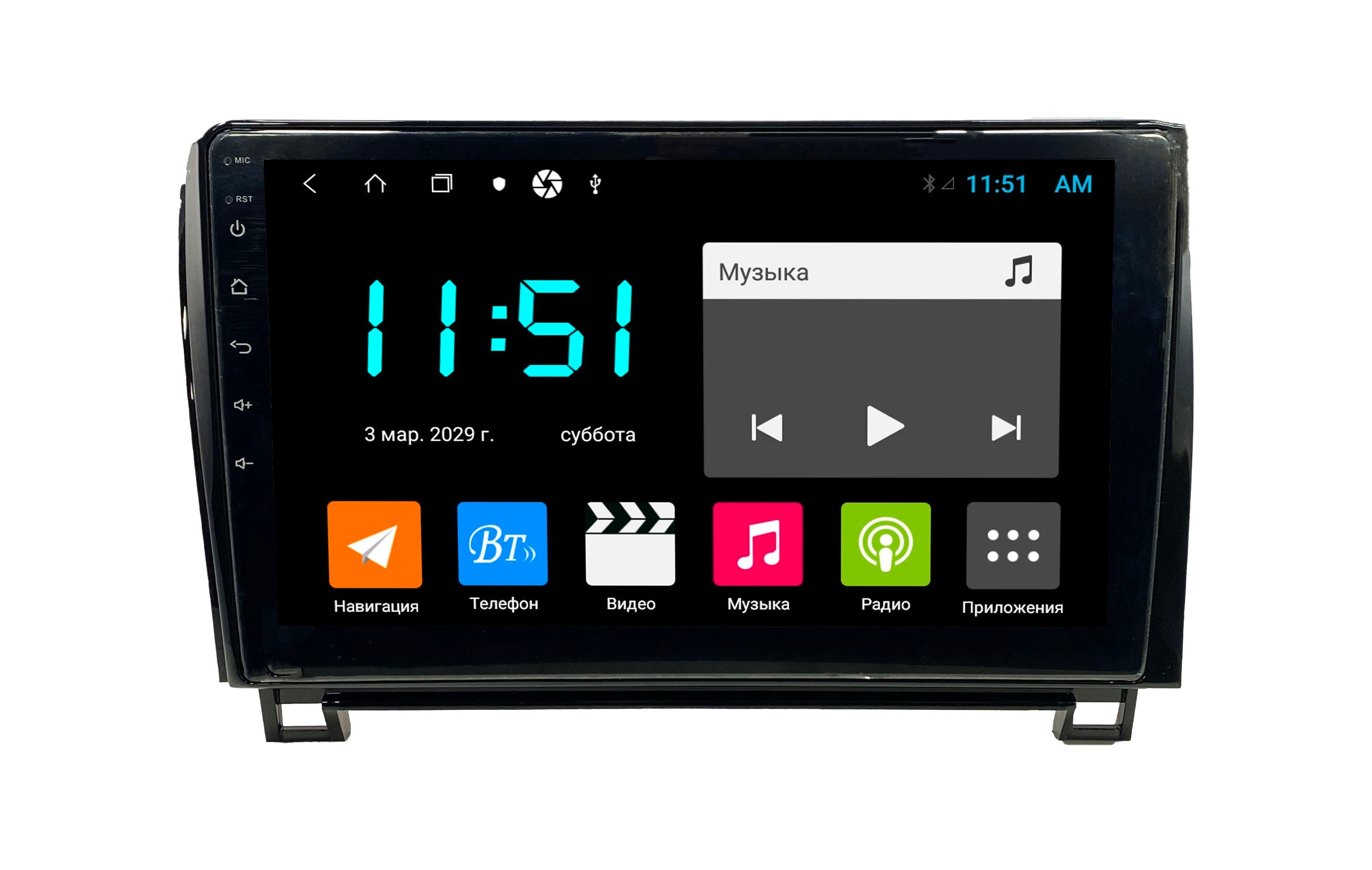 Штатная автомагнитола Zenith Toyota Tundra 2007-2013 Android 12 464GB Мультируль 3205600₽