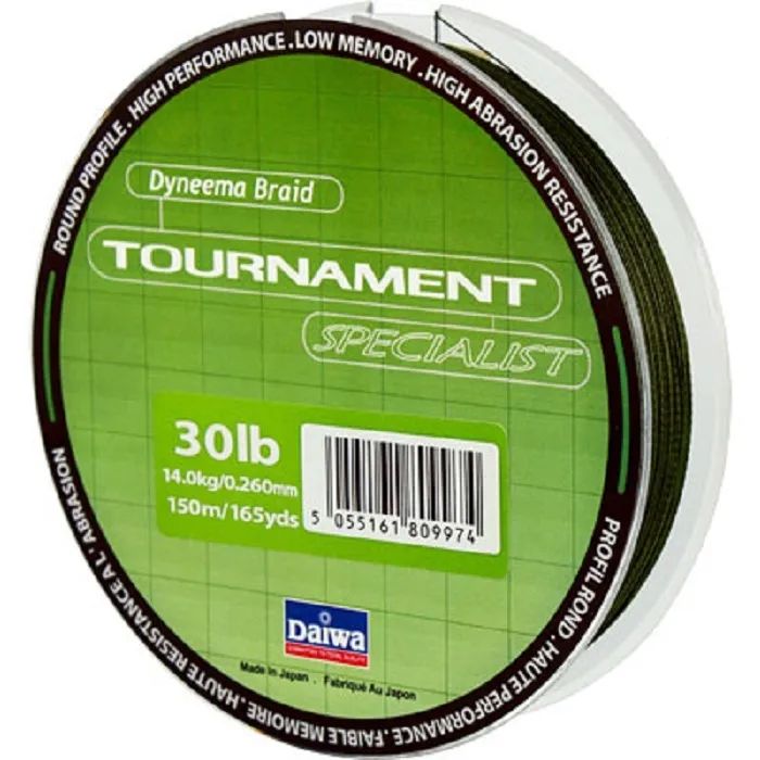 

Леска Daiwa Tournament Specialist 150-30 (19040), Зеленый, Tournament Specialist
