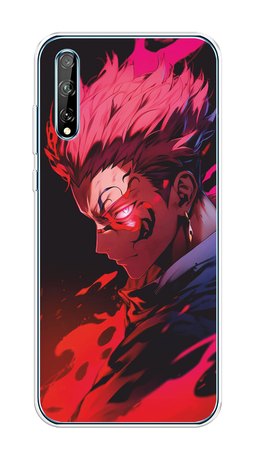 

Чехол Awog на Huawei Y8p/P Smart S "Взгляд Сукуны", Розовый;красный;черный, 6103450-1