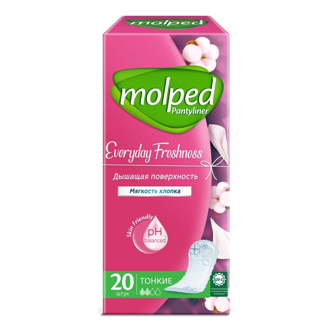 Прокладки ежедневные Molped Everyday Freshness 20 шт