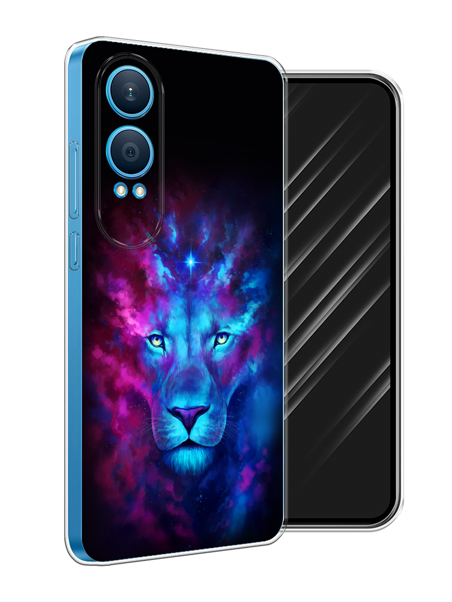 

Чехол Awog на OnePlus Nord CE4 Lite 5G "Космический лев", Голубой, 155050-1