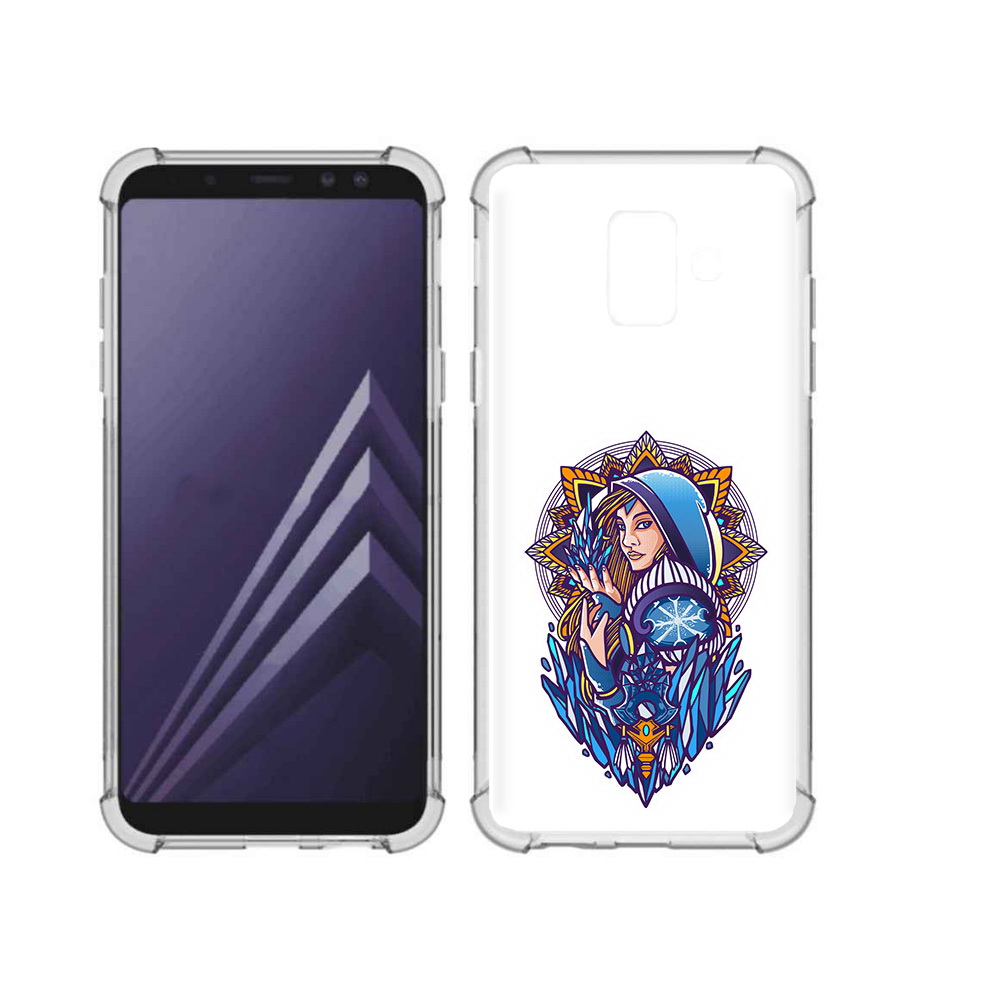 

Чехол MyPads Tocco для Samsung Galaxy A6 (2018) кристал мейден дота 2 (PT111558.582.415), Прозрачный, Tocco