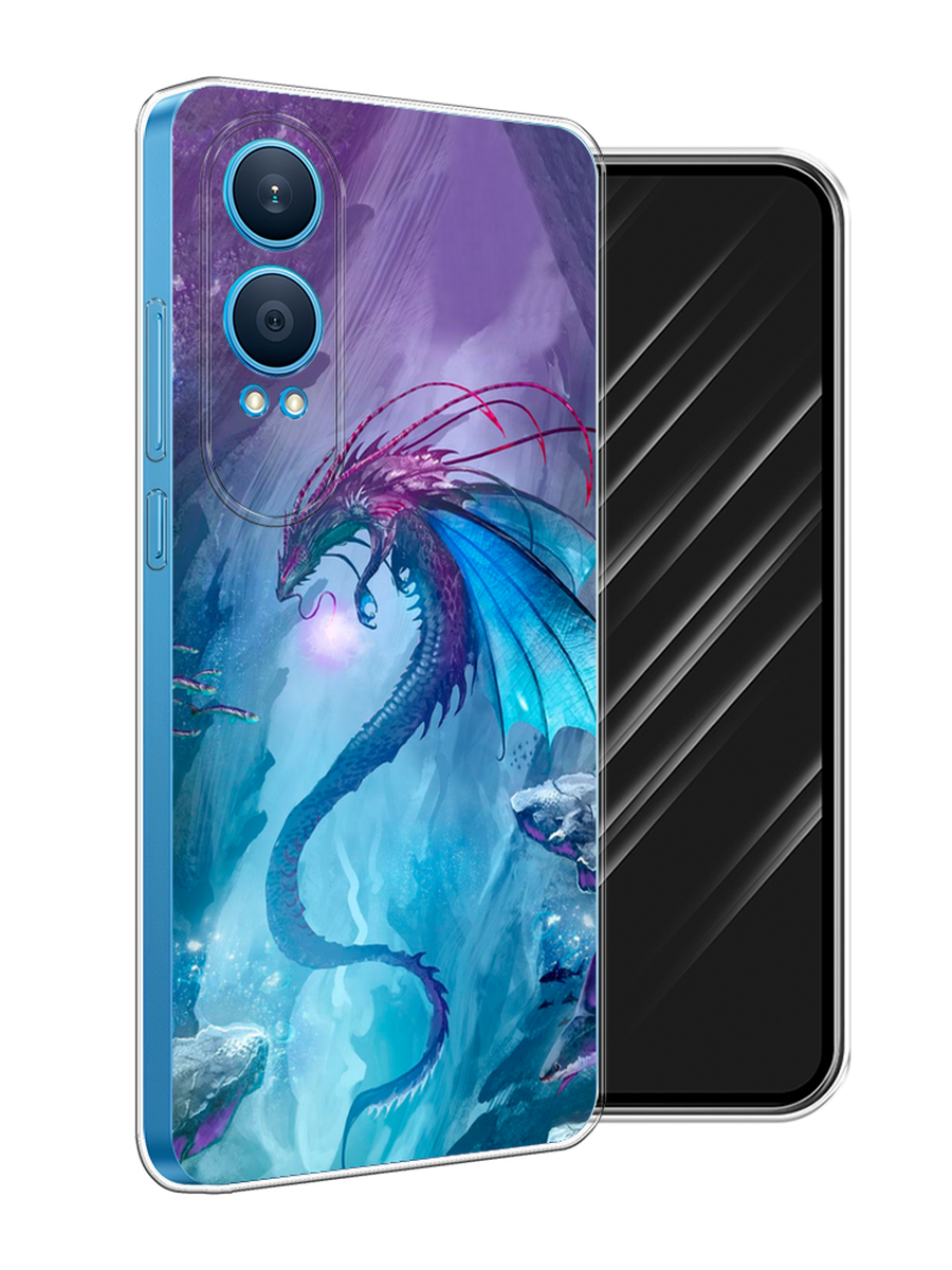 

Чехол Awog на OnePlus Nord CE4 Lite 5G "Водный дракон", Голубой;фиолетовый;синий, 155050-1