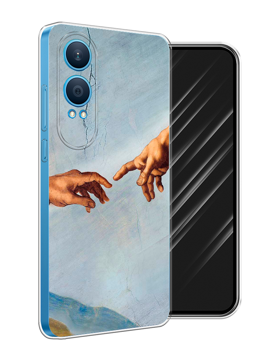 

Чехол Awog на OnePlus Nord CE4 Lite 5G "Сотворение Адама", Голубой;коричневый;серый, 155050-1