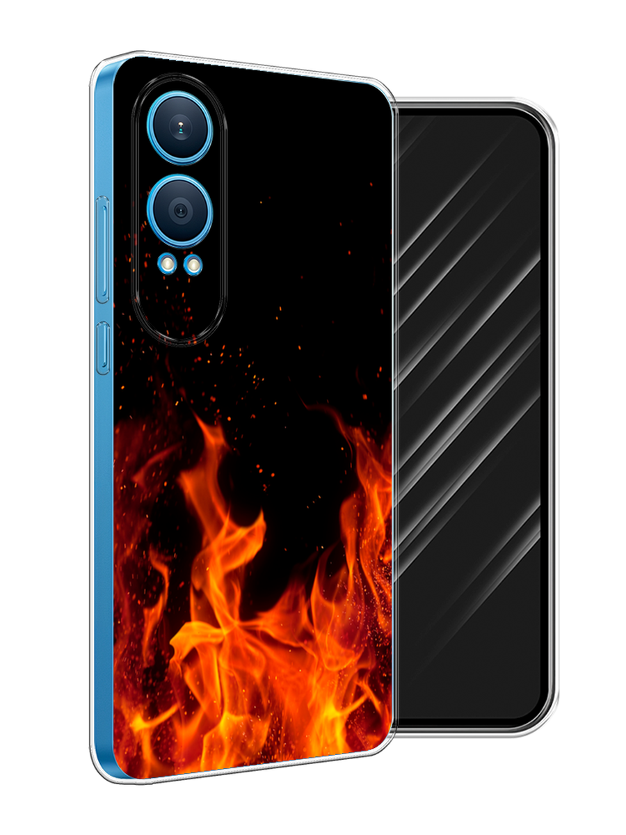 

Чехол Awog на OnePlus Nord CE4 Lite 5G "Все в огне", Оранжевый;черный, 155050-1