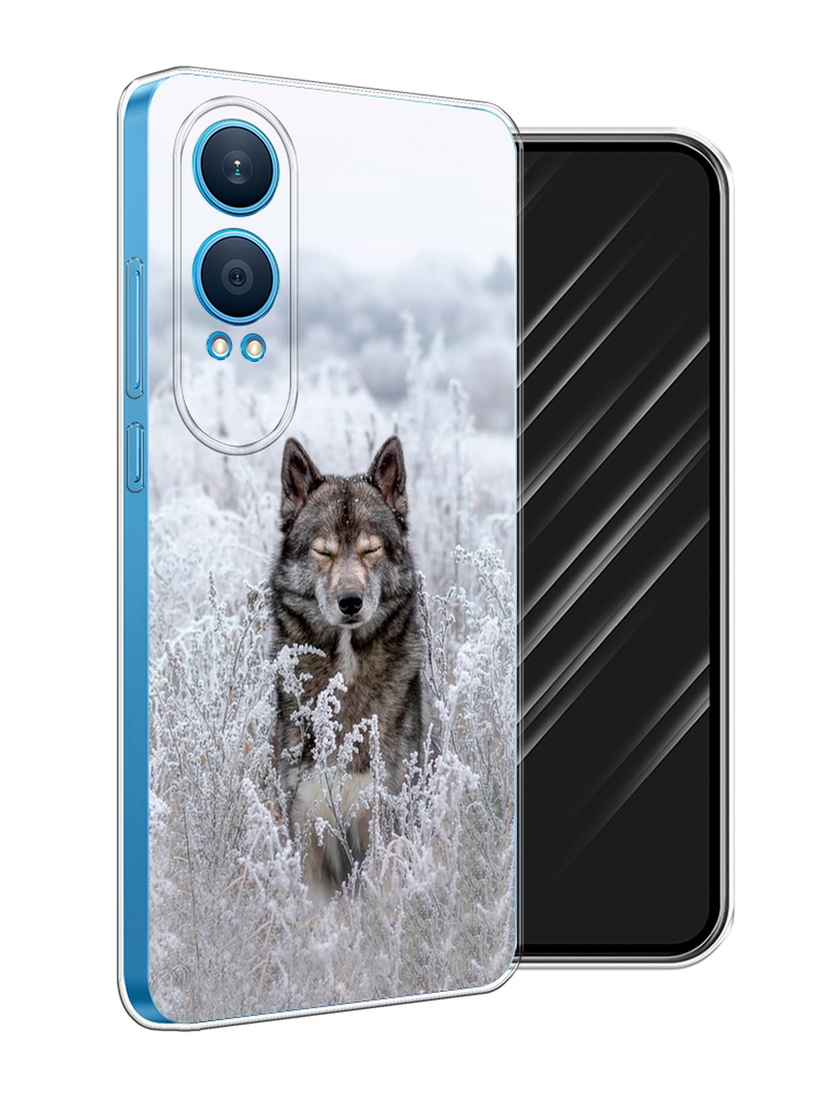 

Чехол Awog на OnePlus Nord CE4 Lite 5G "Волк в поле", Белый;черный, 155050-1