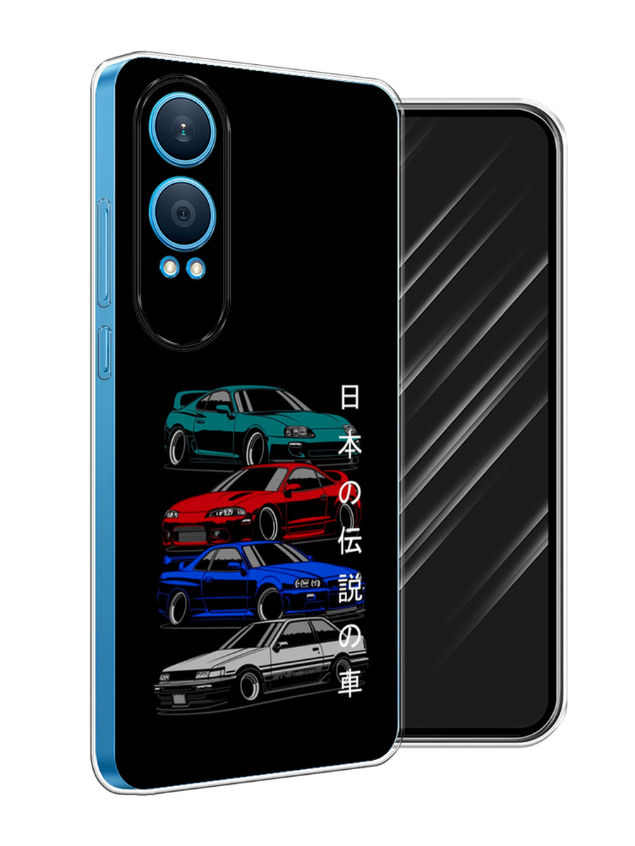 

Чехол Awog на OnePlus Nord CE4 Lite 5G "JDM Legend cars", Зеленый;красный;синий, 155050-1