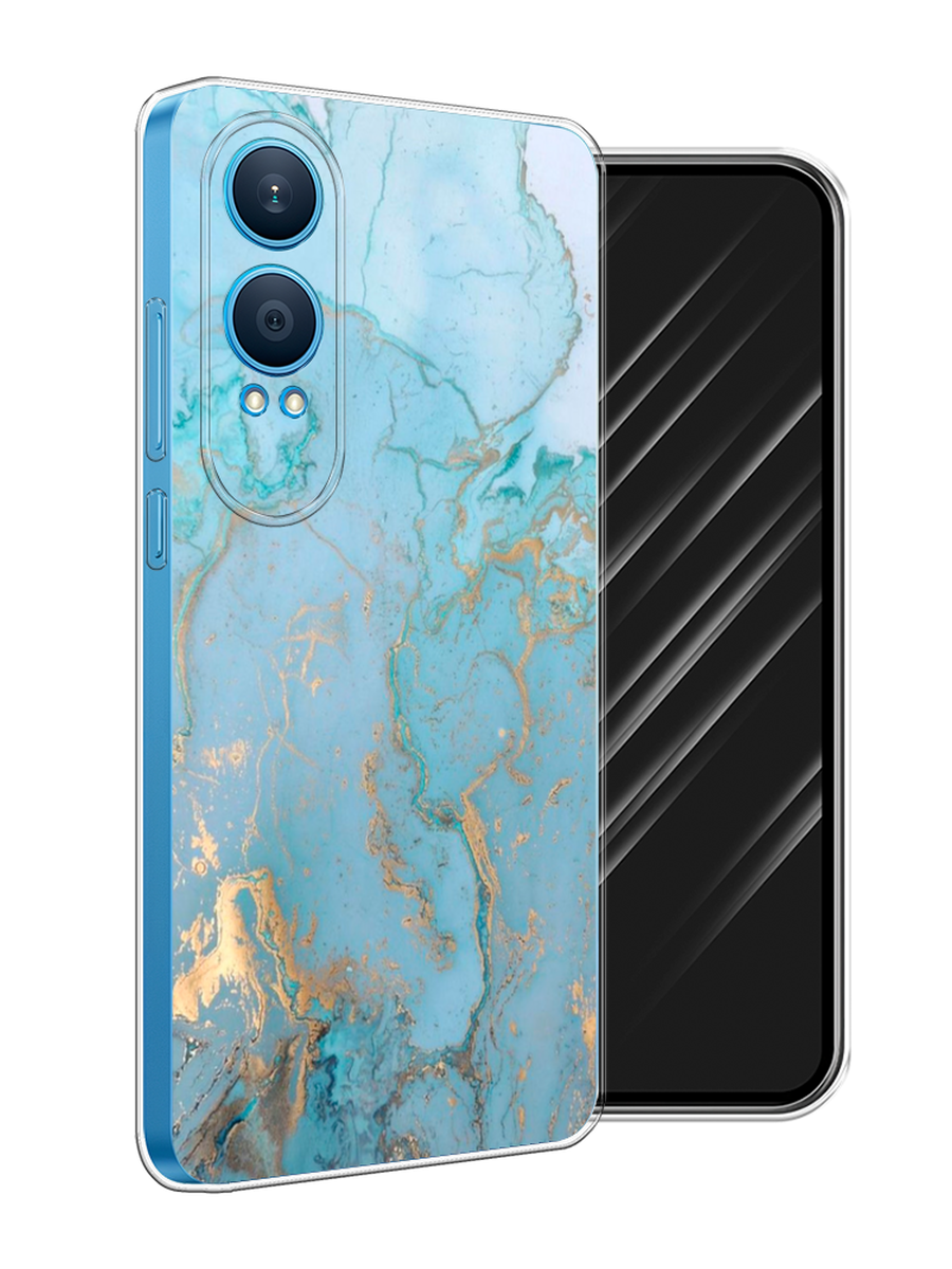 

Чехол Awog на OnePlus Nord CE4 Lite 5G "Голубой мрамор рисунок", 155050-1