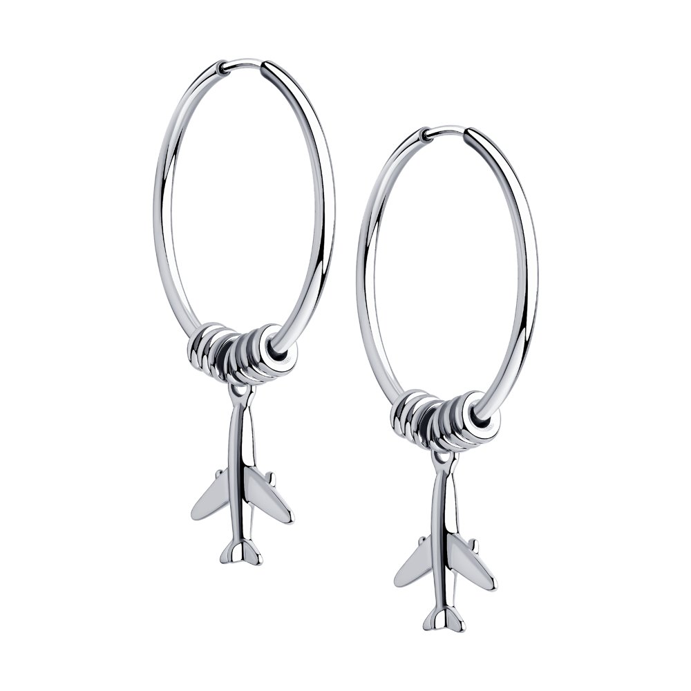 

Серьги конго из серебра Yahont 242632, 242632