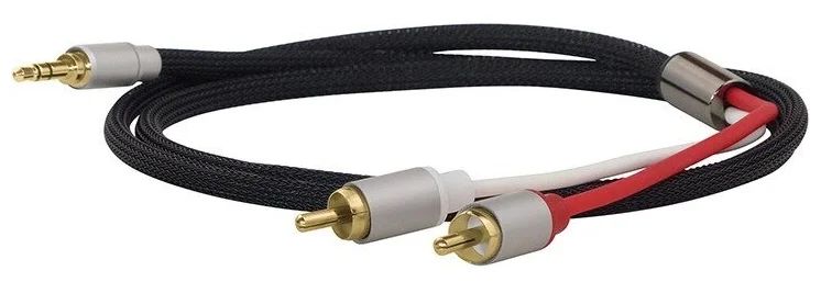 Кабель аудио 1xMini Jack - 2xRCA DYNAVOX Cinchkabel Stereo 3.5Jack-2RCA (207385) 3.0m