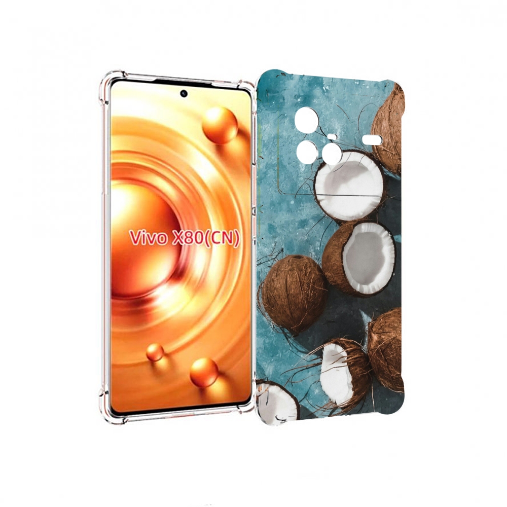 

Чехол Mypads Красивые-Кокосы Для Vivo X80, Прозрачный, Tocco