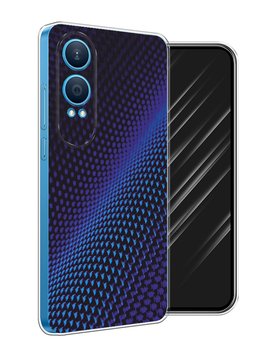 

Чехол Awog на OnePlus Nord CE4 Lite 5G "Синий карбон", Черный;синий, 155050-1
