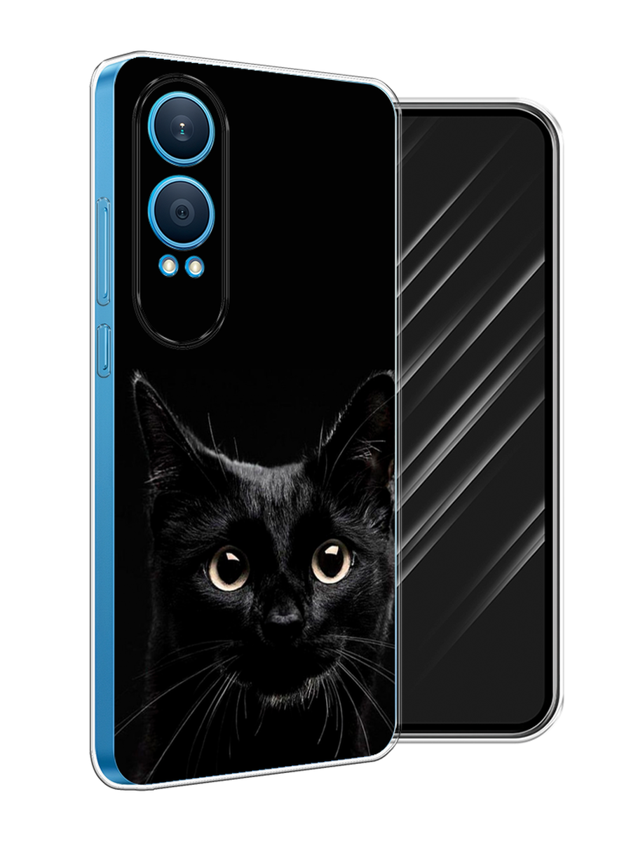 

Чехол Awog на OnePlus Nord CE4 Lite 5G "Добрый кот", Черный, 155050-1